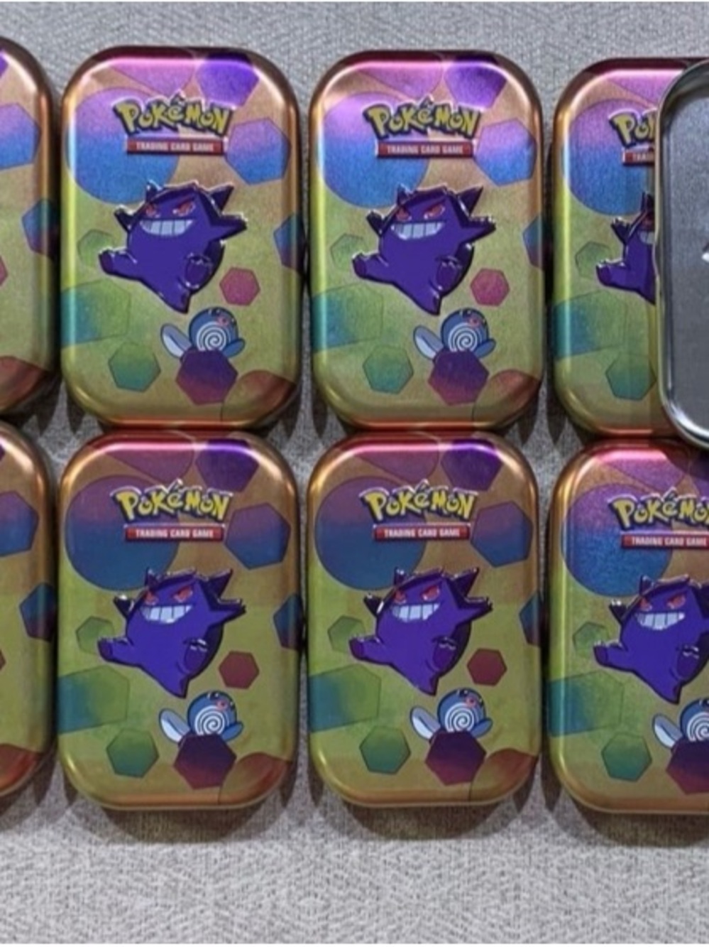 Gengar Metal Tin - Purple/Gold Collectible Case